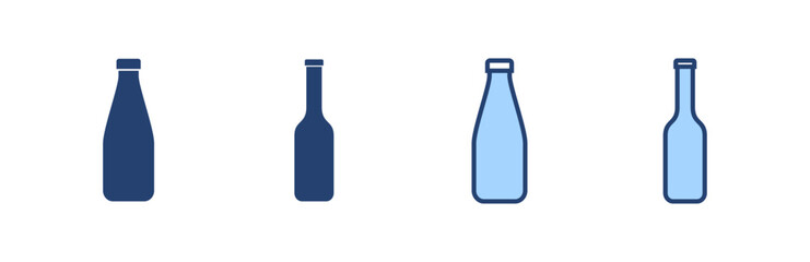 Bottle icon vector. bottle sign and symbol