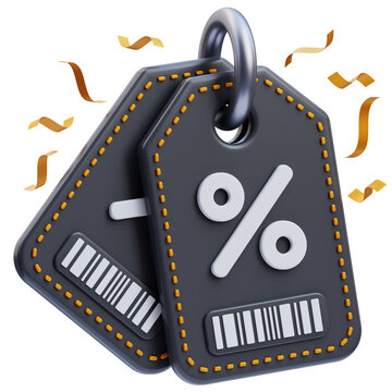 discount tag 3d icon design