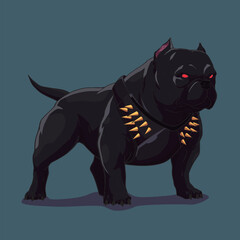 American bully pitbull dog bulldog	
