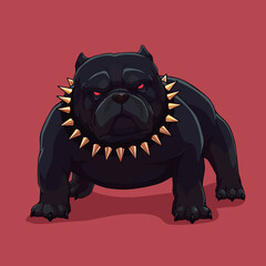 American bully pitbull dog bulldog	
