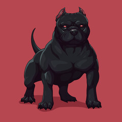 American bully pitbull dog bulldog	
