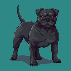 American bully pitbull dog bulldog	
