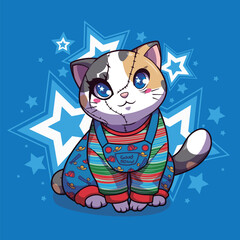 DESIGN BEAUTIFUL KITTENS IN COSTUME cat halloween