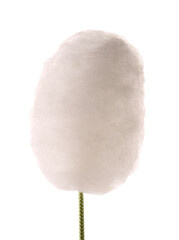 One sweet cotton candy isolated on white