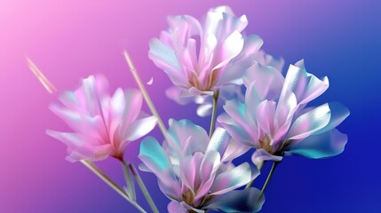 purple crocus flowers