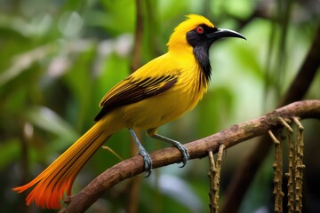Fototapeta premium YELLOW BIRD / CENDRAWASIH