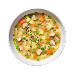 soup isolated on transparent background Remove png, Clipping Path