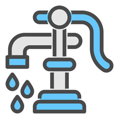 water pump icon illustration
