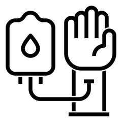 blood donors icon illustration