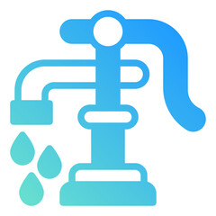 water pump icon illustration