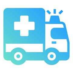 ambulance icon illustration