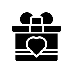 gift box glyph icon