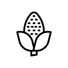 corn line icon