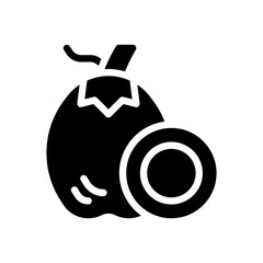 coconut glyph icon