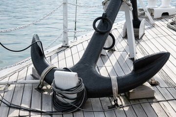 フェリーにある碇 いかり