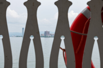 フェリーから見る琵琶湖