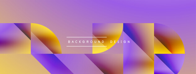 Creative geometric abstract background design