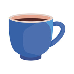 coffee cup blue