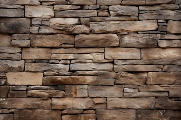 A close up image of a stone wall