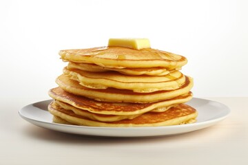 stack of pancakes with syrup