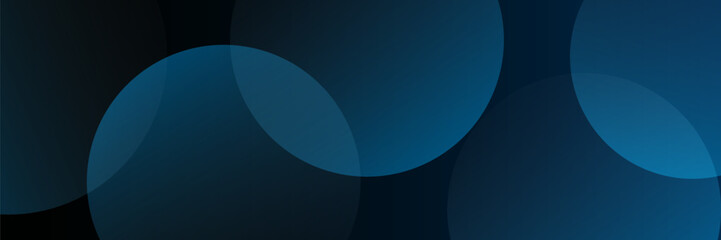 modern dark blue wide banner background