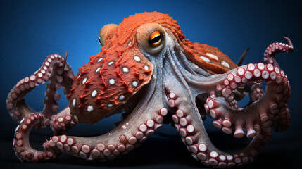 octopus photo illustration, generative ai