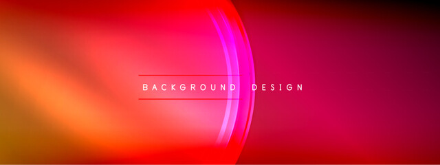 Vector abstract background - liquid transparent bubble shapes on fluid gradient with shadows and light effects