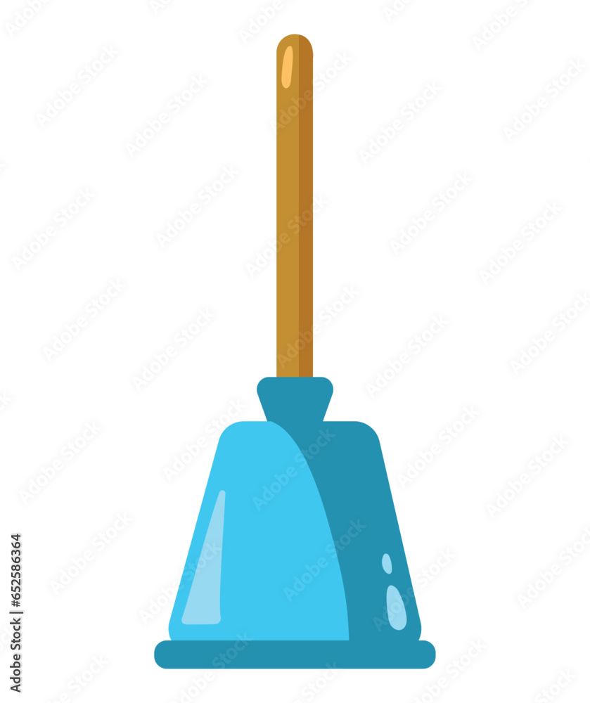 Canvas Prints cleaning product blue plunger