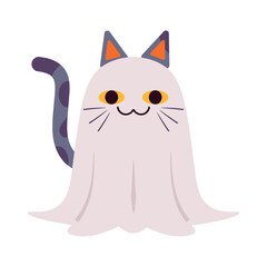 halloween pet disguised ghost