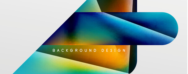 Triangle fluid color gradient abstract background. Vector Illustration For Wallpaper, Banner, Background, Card, Book Illustration, landing page