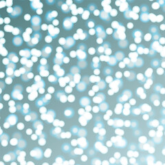 New Year and Christmas card with blurred lights. Vector