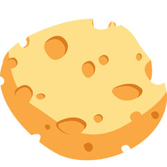 Illustration Flat Design Cheese