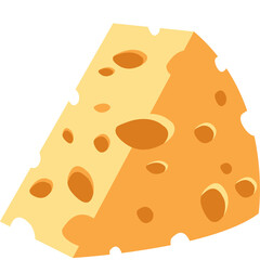 Illustration Flat Design Cheese