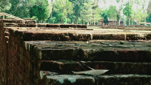 The Muaro Jambi Temple Complex is currently undergoing restoration.
is a historical relic from the Srivijaya kingdom located in Jambi province, Indonesia, and is included in UNESCO's world heritage