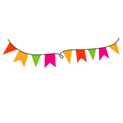 Fototapeta premium Party Supplies Element