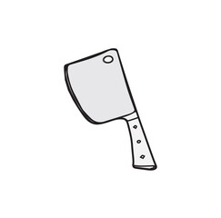 Hand-drawn doodle vector illustration. illustration, vector on white background. 