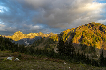 landscape in the mountains