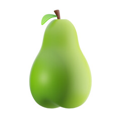 pear fruit 3d illustration