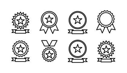 Achieve icon vector. medal icon vector. award. Certificate. approved