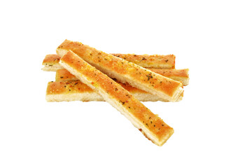 Garlic and herb bread slices transparent png