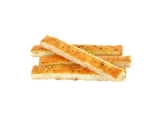 Garlic and herb bread slices transparent png