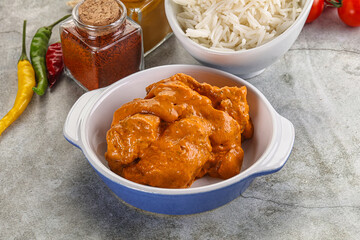 Indian cuisine - chicken butter masala