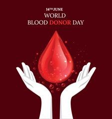 blood doner logo design