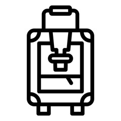 Vector Design Luggage Icon Style