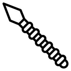 Vector Design Spear Icon Style