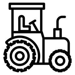 Vector Design Tractor Icon Style