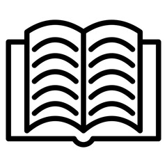Vector Design Bibliography Icon Style