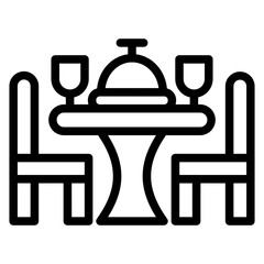 Vector Design Food Table Icon Style