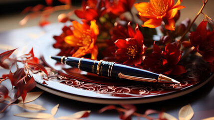 Stylish Ink Pen, high quality details