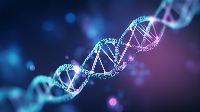 Digital DNA and Medical and Abstract Background